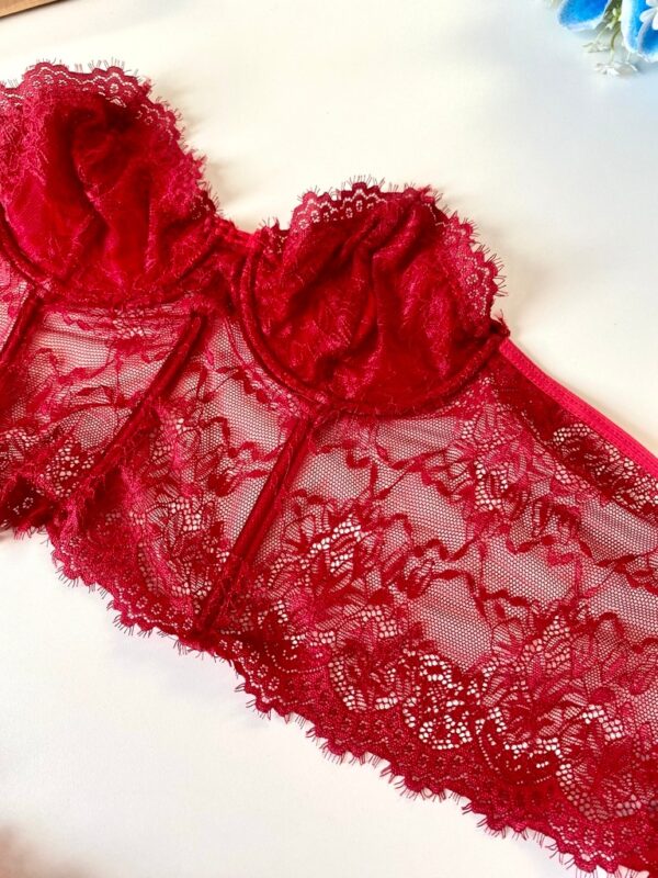 Conjunto Corset Virgínia chantilly - Imagem 10