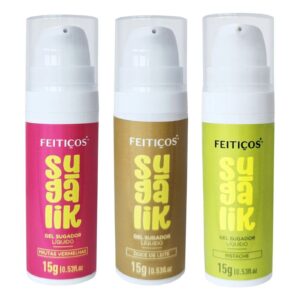 Sugalik Gel Sugador Líquido Beijável Com Pulsação 15G Feitiços