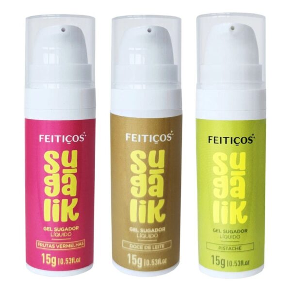 Sugalik Gel Sugador Líquido Beijável Com Pulsação 15G Feitiços