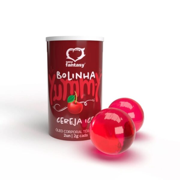 Yummy Bolinha Beijável Térmica Ice Com 2 Unidades Sexy Fantasy - Imagem 3