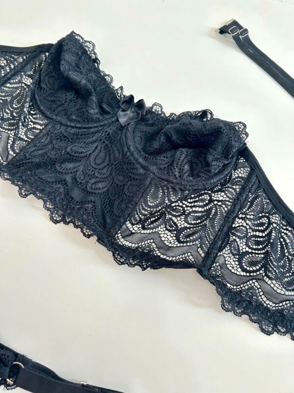 Conjunto Corset Luara Em Renda - Imagem 10