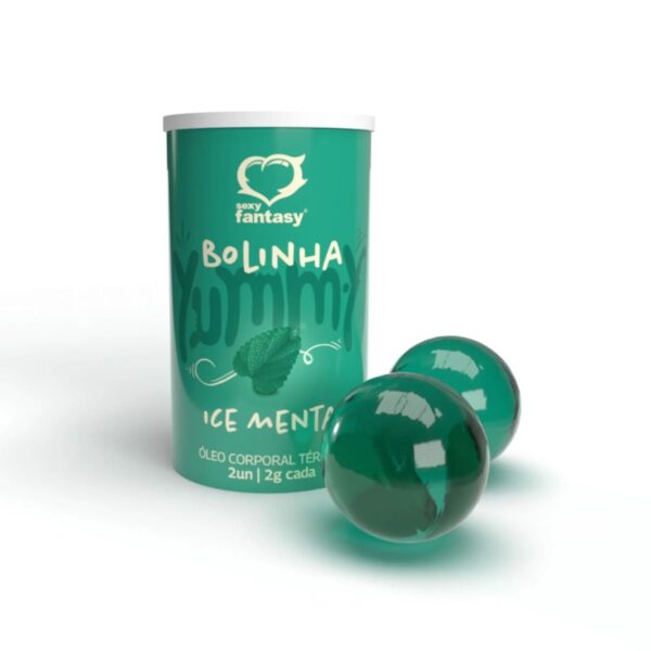 Yummy Bolinha Beijável Térmica Ice Com 2 Unidades Sexy Fantasy