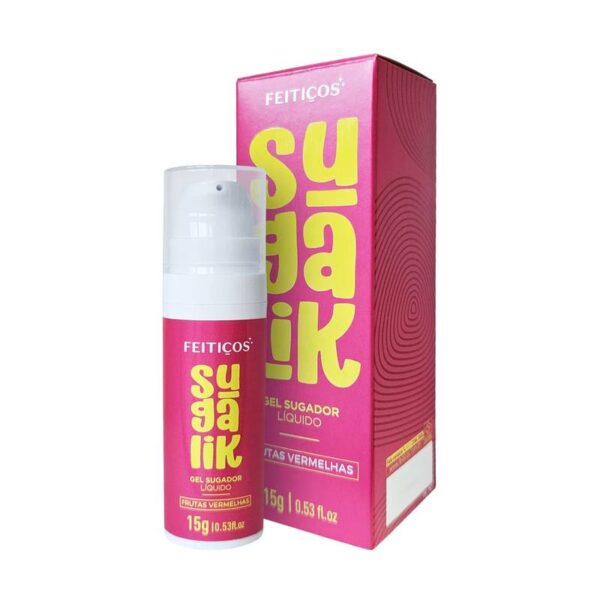 Sugalik Gel Sugador Líquido Beijável Com Pulsação 15G Feitiços - Imagem 4