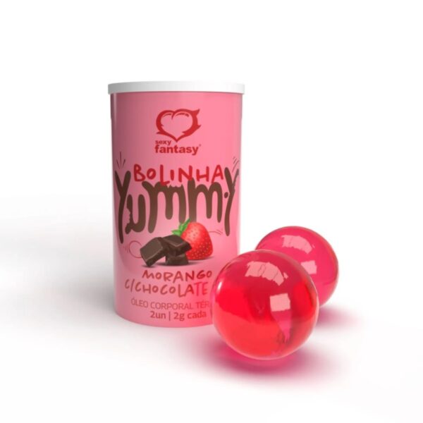 Yummy Bolinha Beijável Térmica Hot Com 2 Unidades Sexy Fantasy - Imagem 3