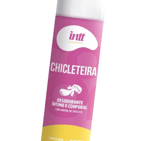 Chicleteira Desodorante Íntimo E Corporal 166Ml Com Aroma de Chiclete Intt - Imagem 4