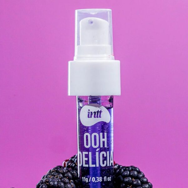 Ooh Delícia Calda Picante Beijável Sabor Amora 11G Intt - Imagem 6